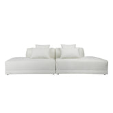 Hart White Bumper Sectional